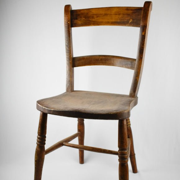 Vintage Elm FarmHouse/School Chair