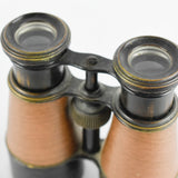 Antique brass and leather binoculars