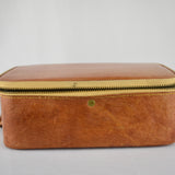 Brown Leather Vanity Case