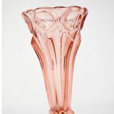 Vintage 1930s Pink Glass Vase