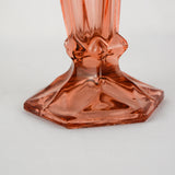 Vintage 1930s Pink Glass Vase