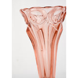 Vintage 1930s Pink Glass Vase