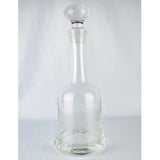 Clear Crystal Glass Decanter Depicting Caravelle