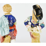 Pair of Sitzendorf figurines of a Young Couple