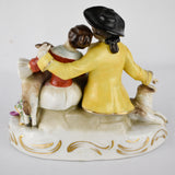 Naples Porcelain Romantic Couple Figurine