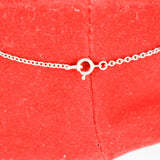Silver Cross on Silver Necklace