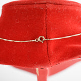 Silver and Faux Pearl Necklace