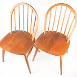 Set of Four Ercol Chairs 2056 Windsor 1960