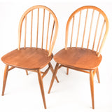 Set of Four Ercol Chairs 2056 Windsor 1960