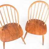 Set of Four Ercol Chairs 2056 Windsor 1960