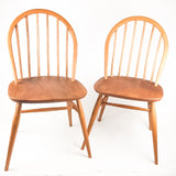 Set of Four Ercol Chairs 2056 Windsor 1960