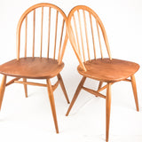 Set of Four Ercol Chairs 2056 Windsor 1960