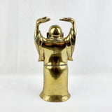 Antique Brass Standing Buddha