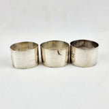 Set of Three Pacific Navigation Co. Napkin rings