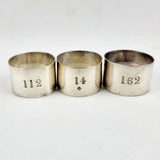 Set of Three Pacific Navigation Co. Napkin rings