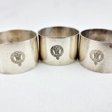 Set of Three Pacific Navigation Co. Napkin rings