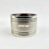 Silver Pair of Napkin Rings by J. Gloster