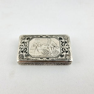 Antique Russian Silver Snuff Box
