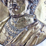 Large Copper Plaque Rembrant Vanryn.