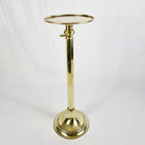 Antique Brass Adjustable Wine Table/ Stand