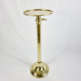 Antique Brass Adjustable Wine Table/ Stand