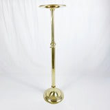 Antique Brass Adjustable Wine Table/ Stand