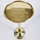 Antique Brass Adjustable Wine Table/ Stand