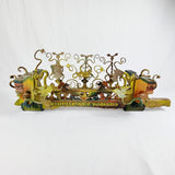 Antique Sicilian Painted Cart Axle