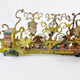 Antique Sicilian Painted Cart Axle