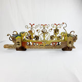 Antique Sicilian Painted Cart Axle