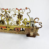 Antique Sicilian Painted Cart Axle
