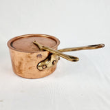 Antique Copper and Brass Helvetia Sauce Pan