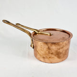 Antique Copper and Brass Helvetia Sauce Pan
