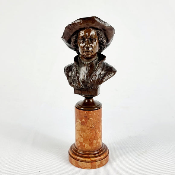 Antique Bronze Bust of Rembrandt