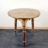 Early 19th Century Antique Pine Cricket Table