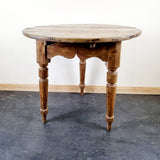 Early 19th Century Antique Pine Cricket Table