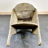 Antique Wooden Wheelbarrow