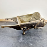 Antique Wooden Wheelbarrow