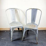 Pair of Original Tolix Industrial Chairs