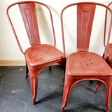 Set of Three Original Tolix Industrial chairs