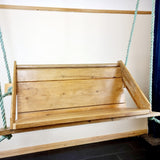 Antique Pitch Pine Church Pew Swing bench