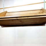 Antique Pitch Pine Church Pew Swing bench