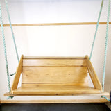 Antique Pitch Pine Church Pew Swing bench