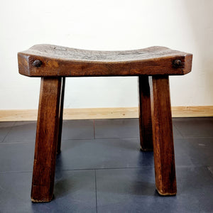 18th/19th Century Elm and Oak Butchers Block