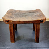 18th/19th Century Elm and Oak Butchers Block