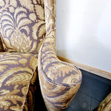Pair of Queen Anne Style Wingback Chairs