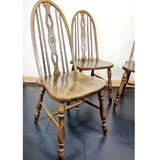 Set of Four Antique Style Colonial Windsor Style Chairs