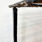 Black Painted Cast-Iron Two Tier Victorian Pot Stand