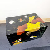 Japanese Handpainted Trunk with pond life