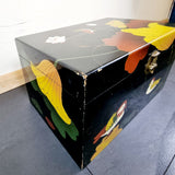 Japanese Handpainted Trunk with pond life